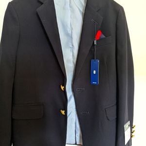 Izod Blue Boy's Sports Coat Blazer